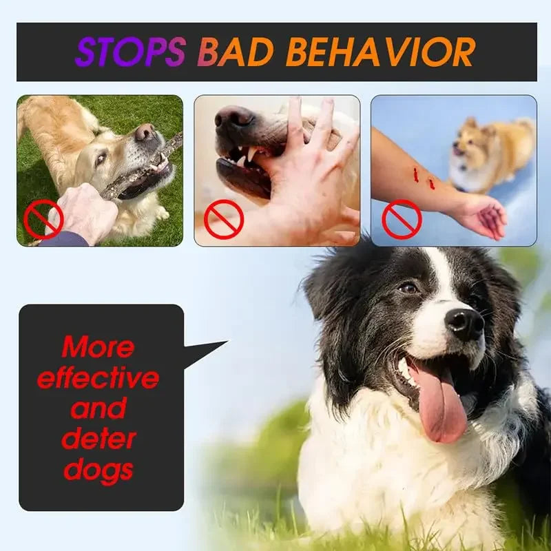 3-in-1 Ultrasonic Dog Deterrent