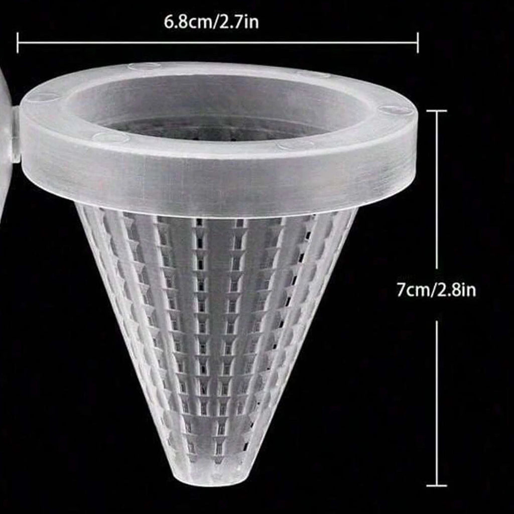 Aquarium Conical Feeder Cup for Live Worms & Nematodes 2-Pack