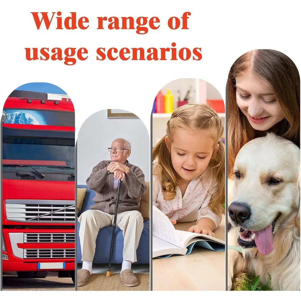 No-Subscription Pet GPS Tracker for Dogs & Cats with Free Collar - Waterproof Real-Time
