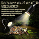 Rotatable Reptile Lamp Holder — Adjustable Basking Fixture for Turtles & Lizards