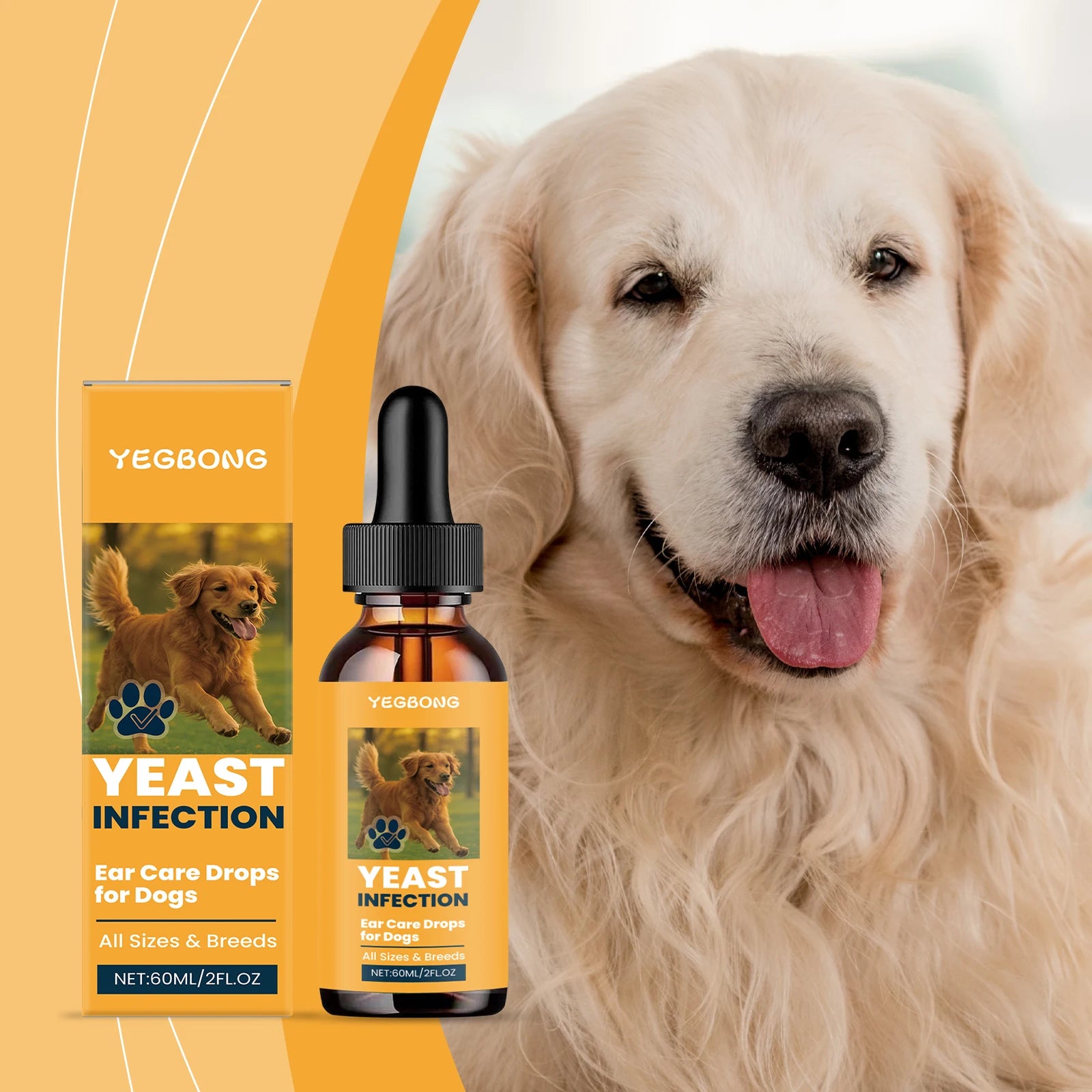Pet Ear Cleaning Solution — Soothing Wash for Mites, Itching & Odor