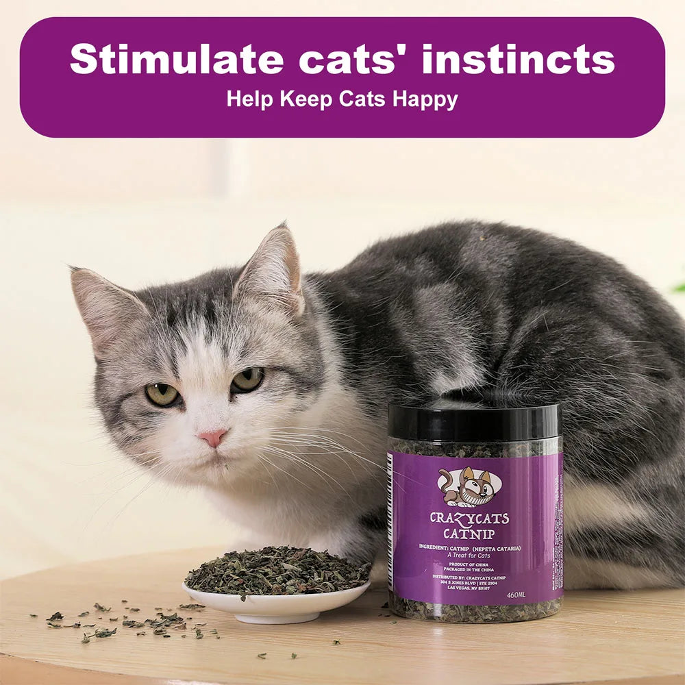 100% Natural Dried Catnip for Cats