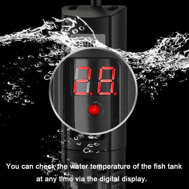 Aquarium Submersible Heater with Thermostat 50–500W