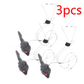 Retractable Hanging Mouse Cat Toy (Multipack)