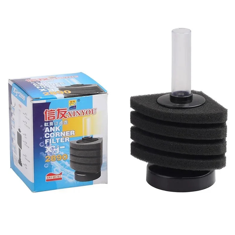 Aquarium Pneumatic Sponge Filter (XY-2890/2891/2892/2983, Biochemical Cotton)