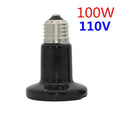 Ceramic No-Light Heat Lamp for Reptiles — E27, 25W-100W, 110V/220V