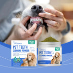 Deep-Clean Pet Teeth Powder — Dissolves Plaque & Eliminates Odor, 100g