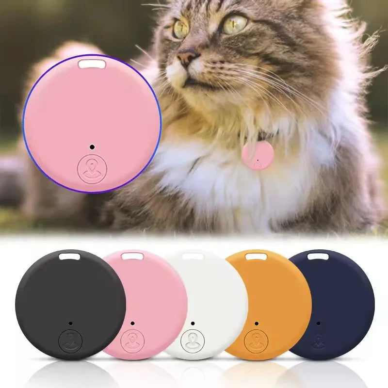 Mini Bluetooth Smart Tag Keychain with Anti-Loss Alarm - GPS Tracer for Pets, Kids & Keys