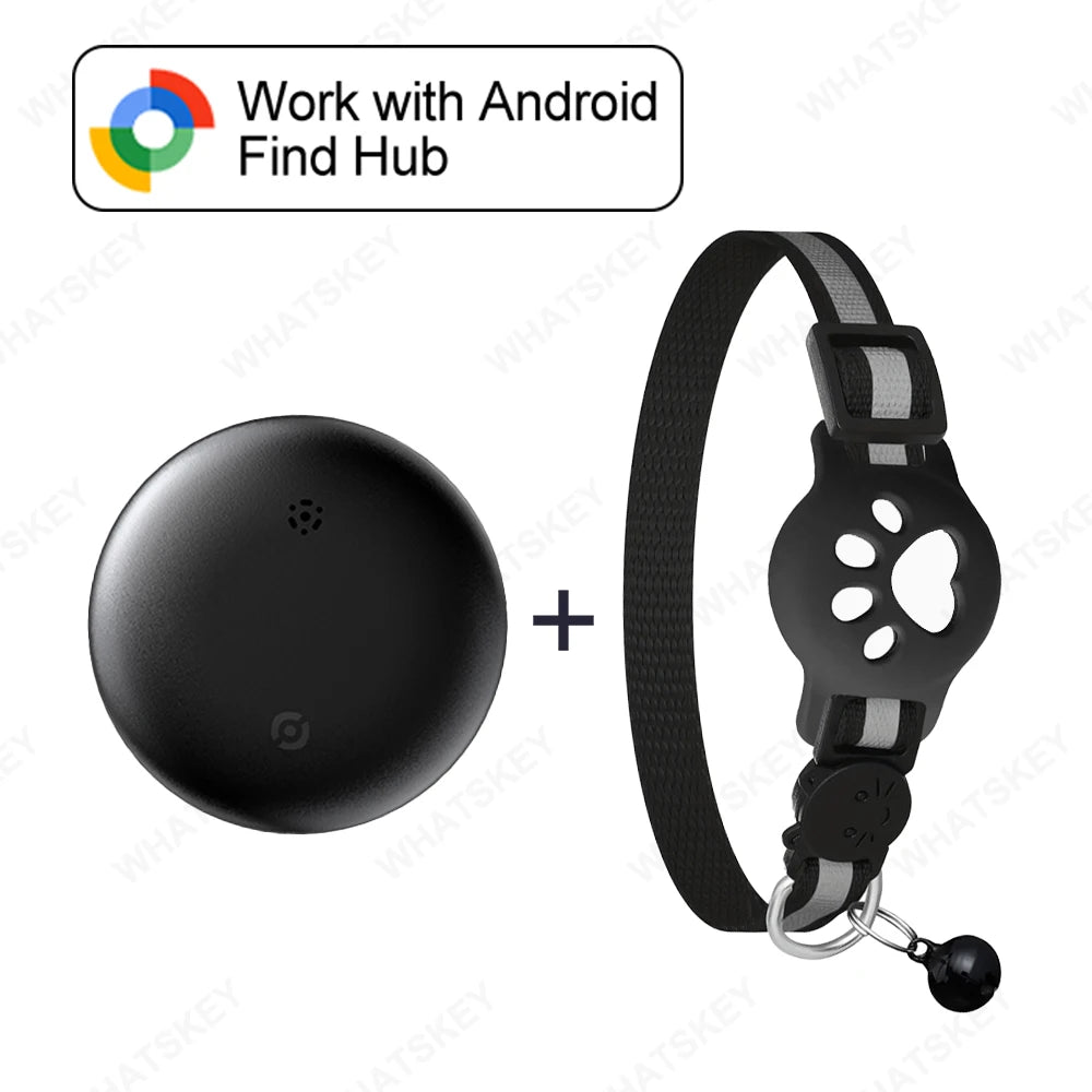 Multi-Purpose GPS Tracker for Pets & Vehicles - Google Find My Collar & Necklace