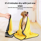 Extra-Thick Pet Absorbent Towel — Strong Quick-Drying, Multiple Sizes