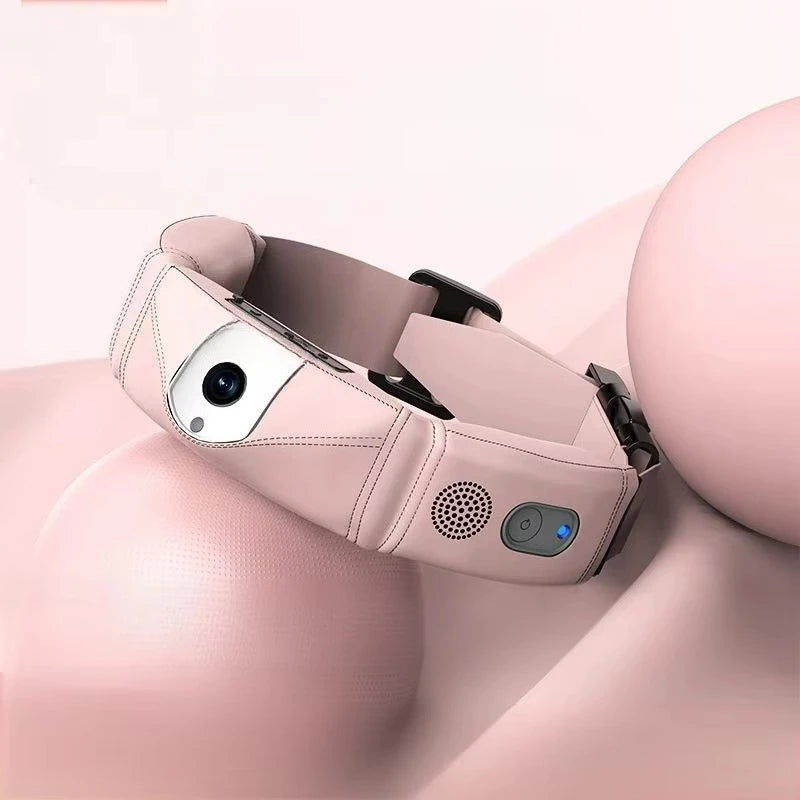 4G 4K Smart Pet Collar Camera with AI Voice Commands, Health Alerts & IP67 GPS Tracker