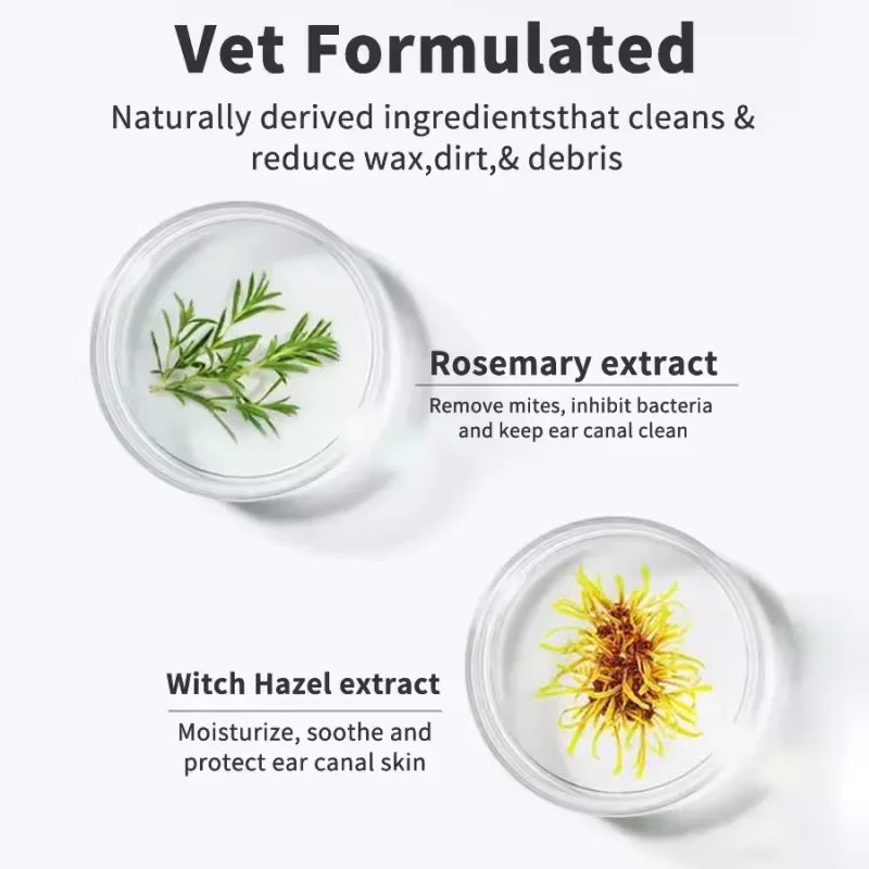 Disposable Ear Cleaning Finger Wipes — Ear Mite Control for Pets