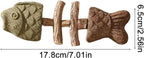 Fishbone Dental Chew Toy for Cats