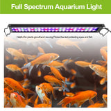 Dimmable Aquarium LED Light with Timer (30–60cm, Power-Off Memory, Plants)