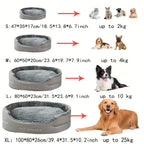 Ultra-Soft Plush Dog Bed, Bite-Resistant & Dirt-Proof