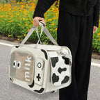 Pet Trolley Carrier Suitcase (Portable, Up to 22 lbs, Cat & Small Dog)
