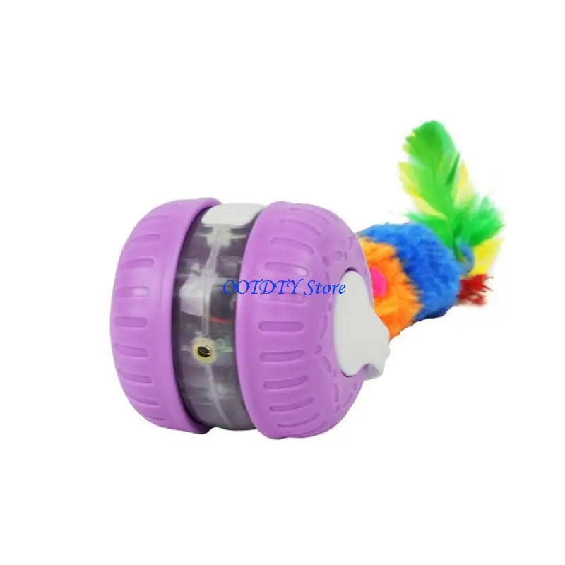 Electric Automatic Rolling Ball Cat Toy — Self-Moving Teaser for Cat & Kitten Exercise