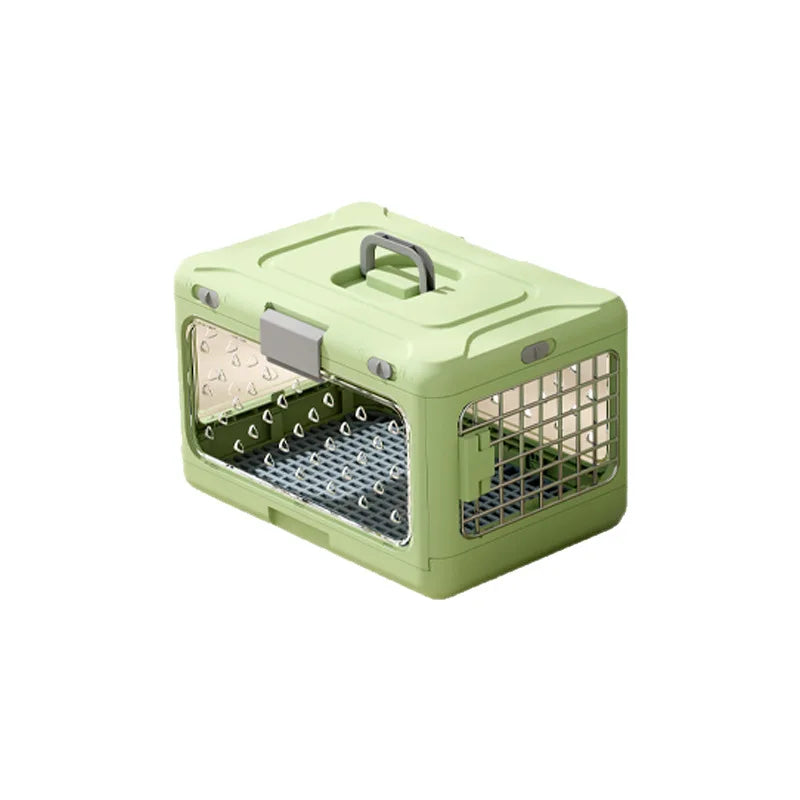 Foldable Airline Cat Carrier Box for Check-In & Car Travel