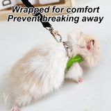 Escape-Proof Harness & Leash Set — Adjustable Collar for Sugar Gliders & Small Pets