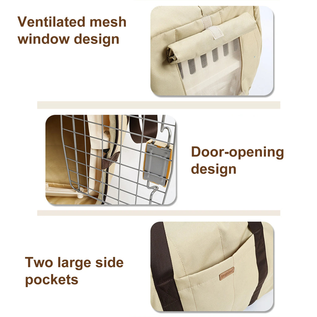 Lightweight Mesh Dog Purse Carrier (Breathable, Comfortable Strap)