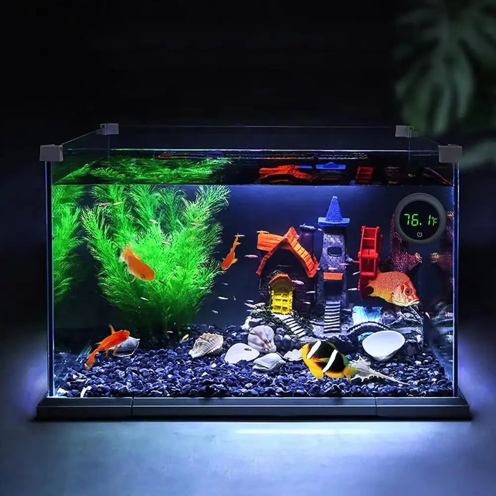 Digital Aquarium Thermometer with LED Display 16–32°C