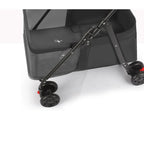 Foldable 4-Wheel Pet Pushchair Stroller with Mesh & Cup Holder for Dogs & Cats