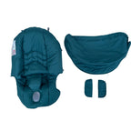 Stroller Accessories Kit — Seat Cushion, Canopy Sunshade & Change Kit for Doona & FooFoo Car Seat Strollers