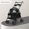 Lightweight Portable Foldable Pet Stroller Cart for Dogs & Cats — Outdoor Travel Trolley