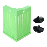 Suction Cup Corner Feeder — Wall-Mounted Feeding Dish for Reptiles