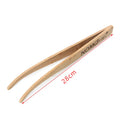 Bamboo Feeding Tweezers for Reptiles — Long-Reach Safe Handling Tool