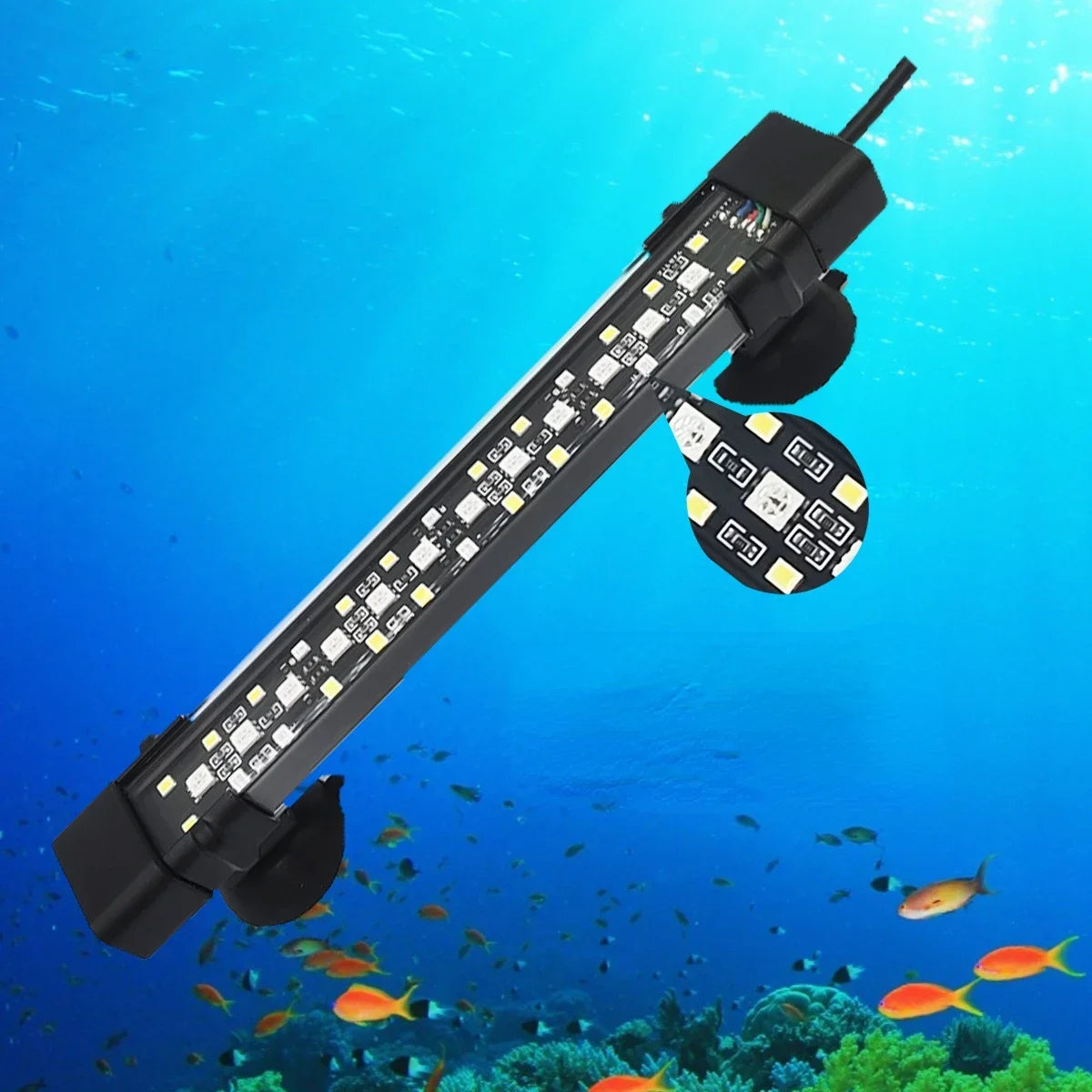 Full Spectrum Aquarium LED Light (20–70cm, 24/7 Lighting, Fish & Plants)