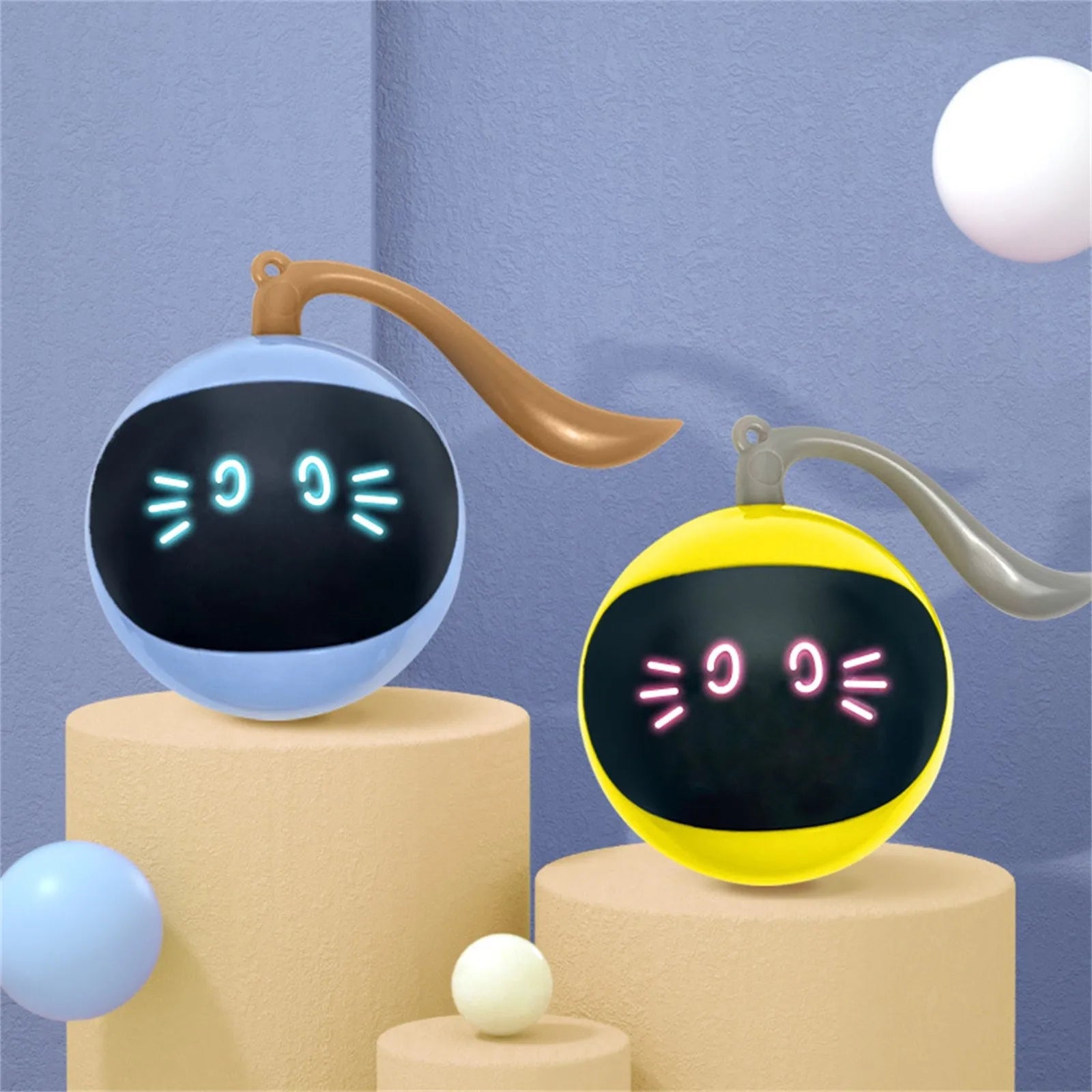 Rechargeable Automatic Electric Cat Ball Toy — Self-Rolling Boredom Buster