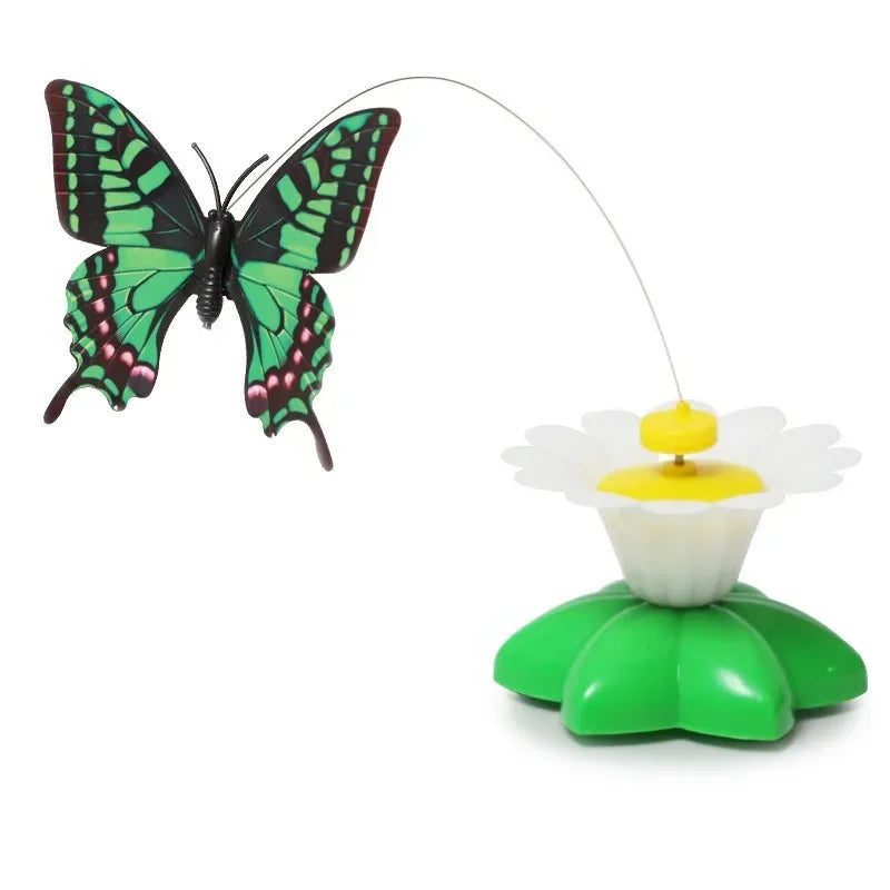 Rotating Butterfly Cat Toy