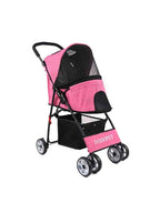 Lightweight Foldable Luxury Pet Travel Stroller for Small Dogs & Cats — Fashion Portable Outdoor Carrier