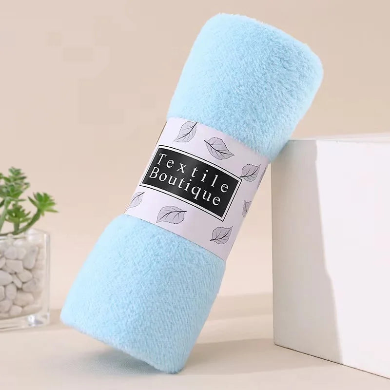 Cotton Pet Towel — Soft Absorbent Bath & Face Towel for Dogs & Cats