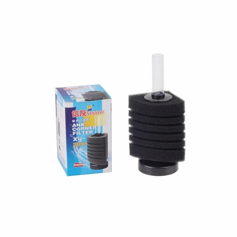 Aquarium Pneumatic Sponge Filter (XY-2890/2891/2892/2983, Biochemical Cotton)
