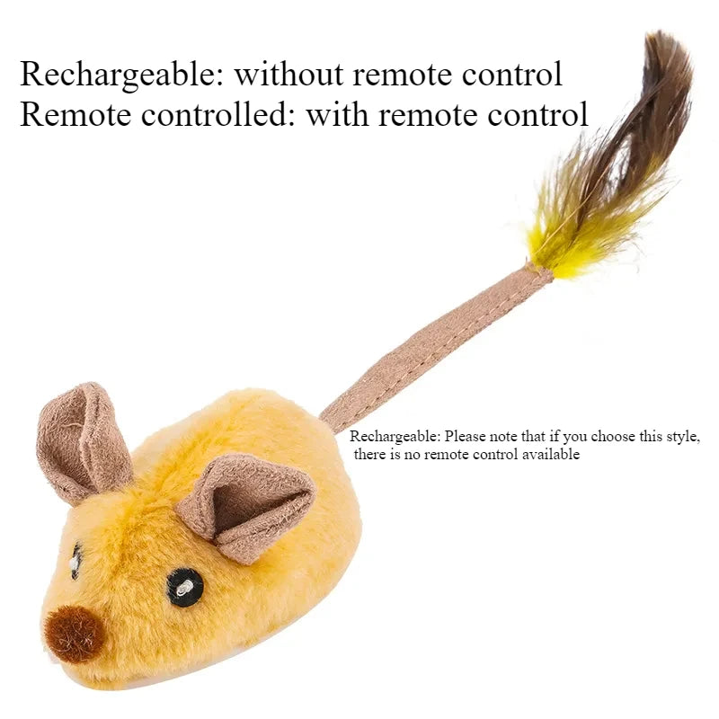Electric Touch-Sensing Mouse Cat Toy
