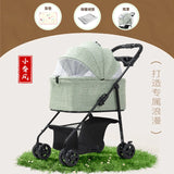 Lightweight Foldable Pet Stroller Universal for Small Dogs Cats Portable Outdoor Travel Cat Carrier Stroller for Walking Pet