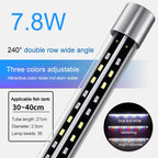Waterproof RGB Aquarium LED Light (Wide Angle, Plant Grow, 27–57cm)