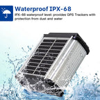 B38A Solar-Powered 4G Mini GPS Tracker for Cows, Sheep & Cattle - Compact Animal Tracking