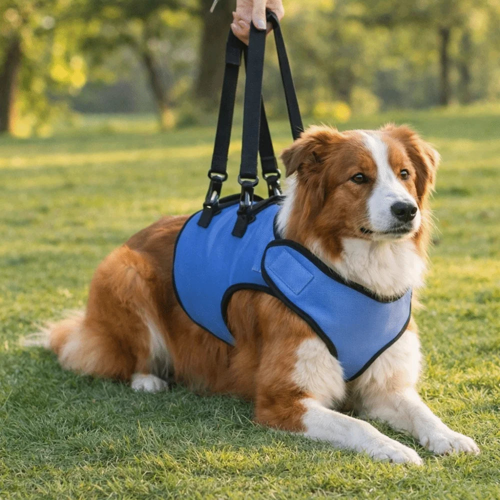 Dog Lift Sling Harness - Oxford Fabric, Anti-Escape, Detachable