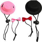 Guinea Pig Hat & Bowtie Costume Set — Small Pet Party Outfit