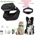 VerdantTrace VTA1 HD 1080P Pet Collar Action Camera - Lightweight Mini Body Cam