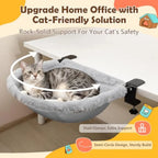 Cat Desk Hammock Bed with Faux Rabbit Fur, 19x15in