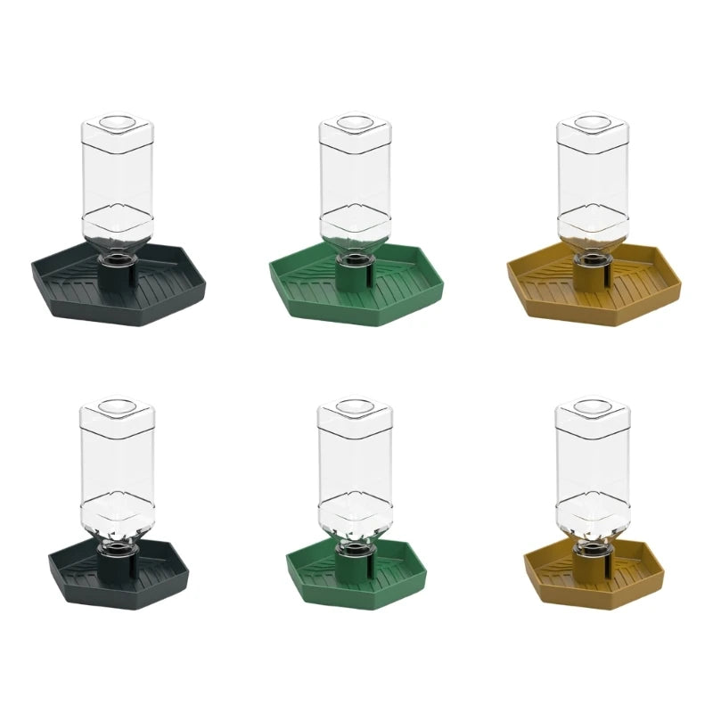 Antislip Automatic Reptile Water Bowl — Easy-Fill Dispenser for Lizards & Turtles