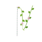 Felt Flower & Leaf Teaser Wand — Gentle Long Play Stick for Kittens