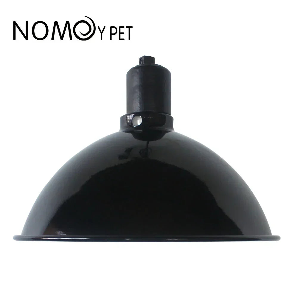 Deep Dome Reptile Lamp Fixture — Anti-Scald Protective Shade, 5.5"–10"