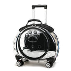 Transparent Space Capsule Pet Backpack Carrier — Large Capacity Multi-Purpose Outdoor Bag for Cats & Dogs