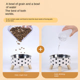 Raised Stainless Steel Pet Feeder Bowl