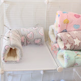 Plush Tunnel Nest — Soft Hideaway Channel for Small Pets